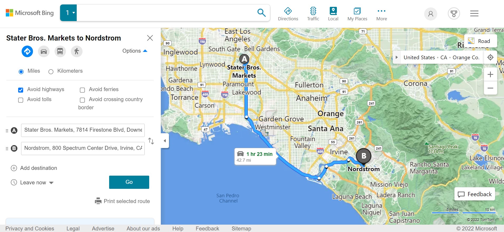 Bing Maps route optimization Bing Maps route optimization