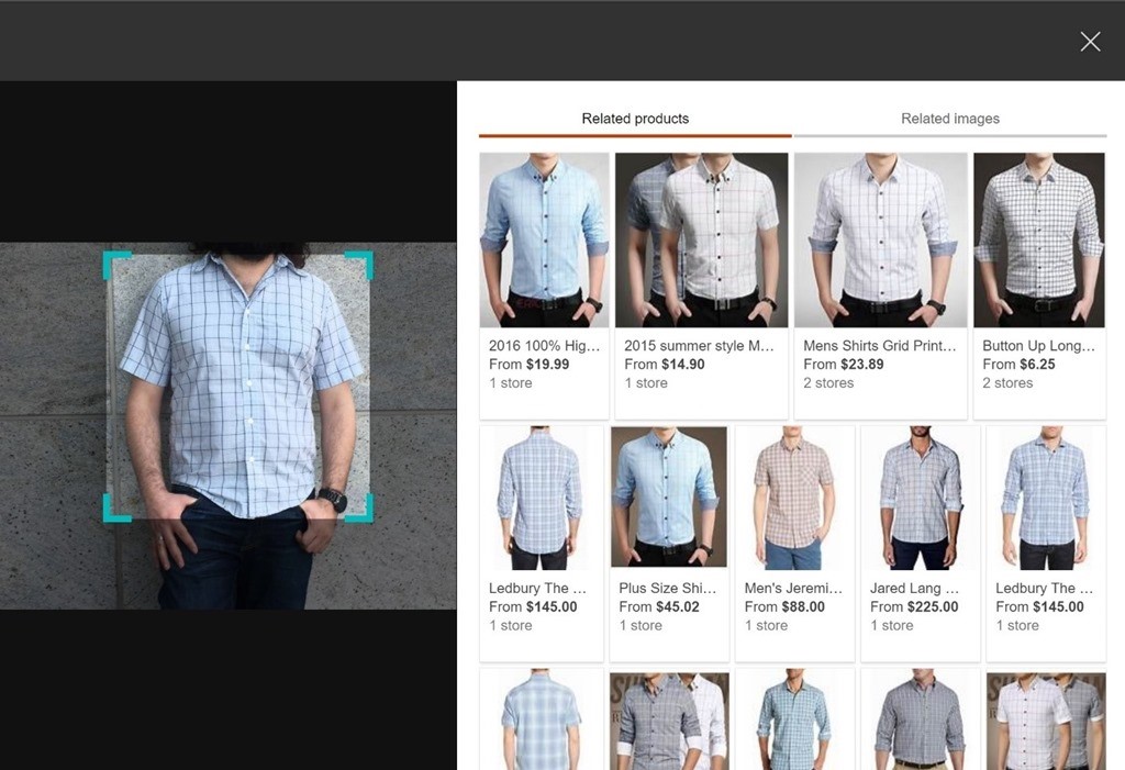 Bing Visual Search API